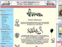 Tablet Screenshot of christkids.de
